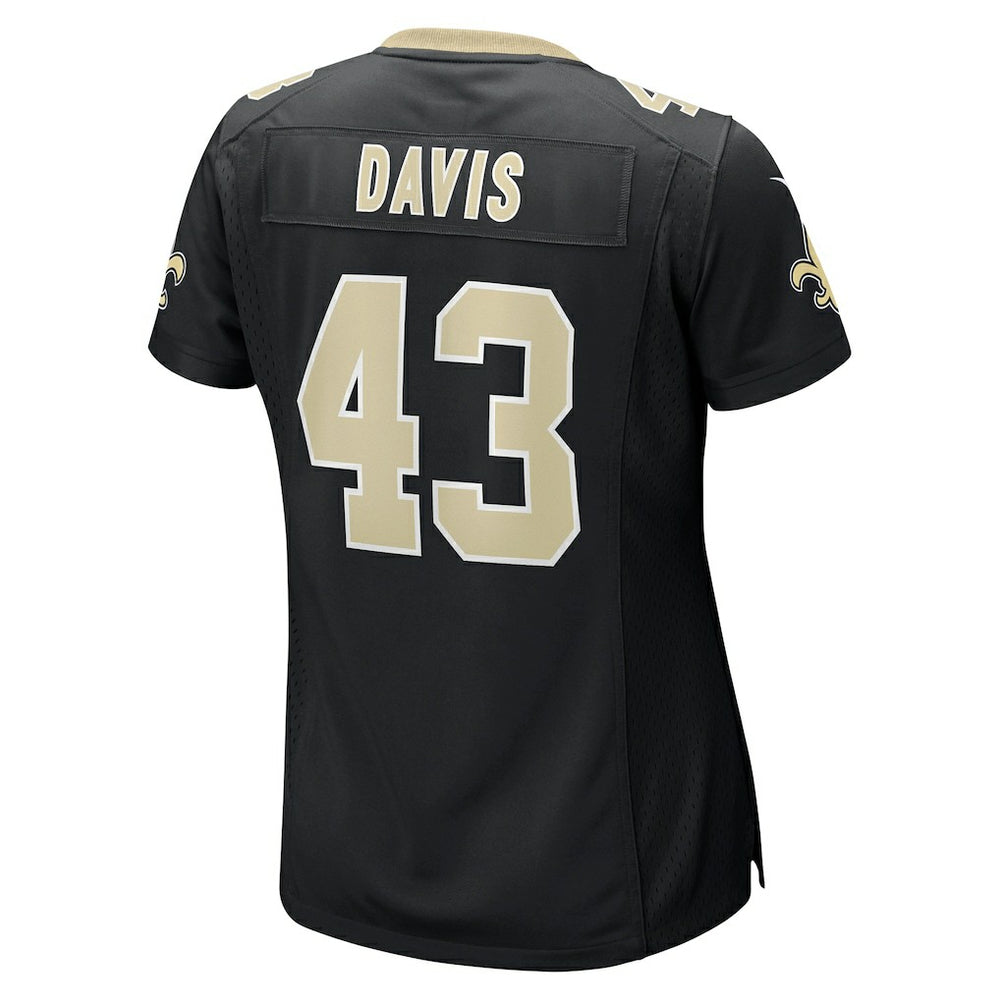Michael Davis New Orleans Saints Women's Team Game Jersey - Black sale