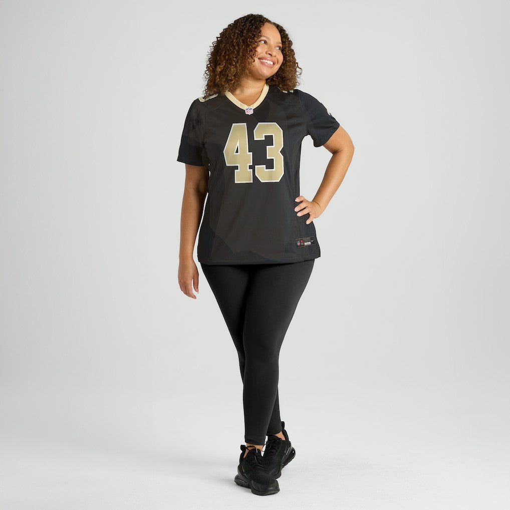 Michael Davis New Orleans Saints Women's Team Game Jersey - Black sale