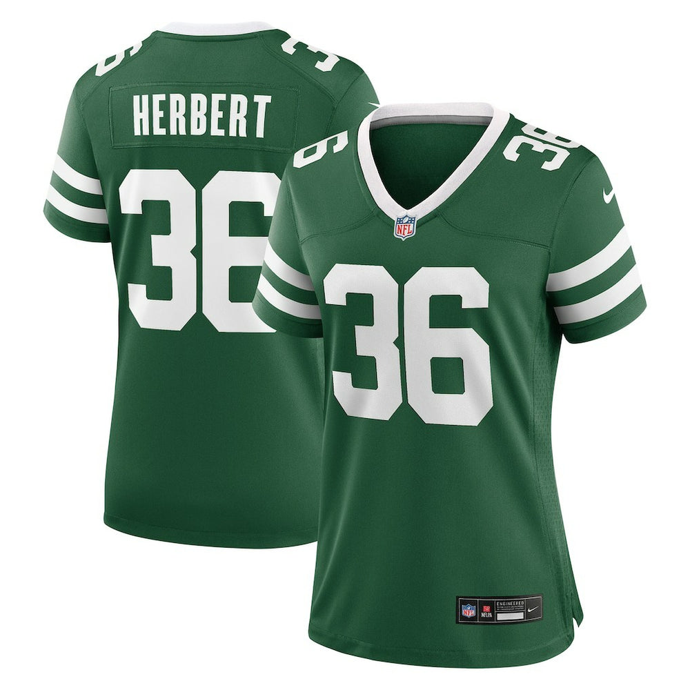 Khalil Herbert New York Jets Women's Team Game Jersey - Legacy Green on sale