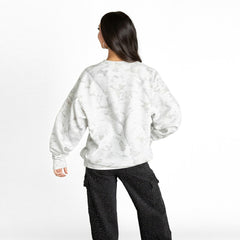 Minnesota Vikings Gameday Couture Women's Whiteout Oversized Premium Fleece Sweatshirt - Arctic Camo discount