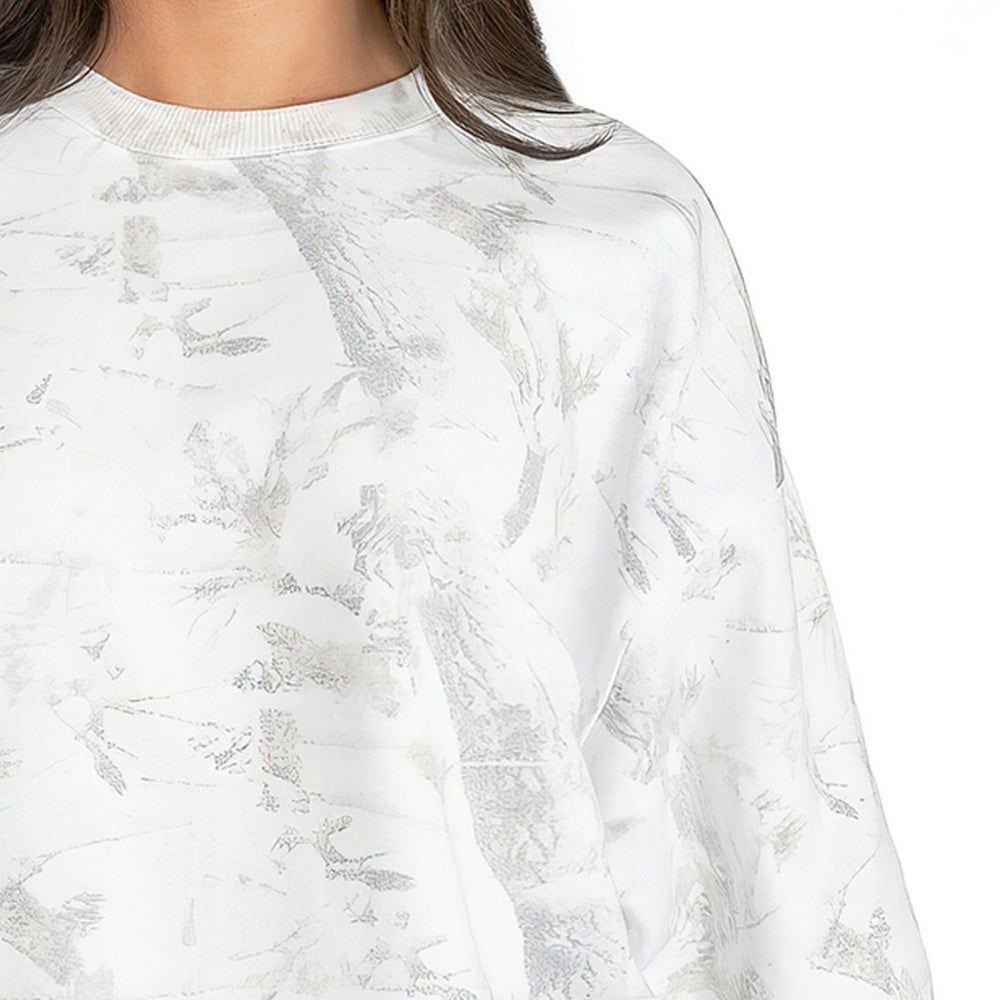 Tampa Bay Buccaneers Gameday Couture Women's Whiteout Oversized Premium Fleece Sweatshirt - Arctic Camo for sale