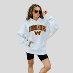 Washington Commanders Gameday Couture Women's Fan Edition Premium Weight Hoodie - Ash on sale