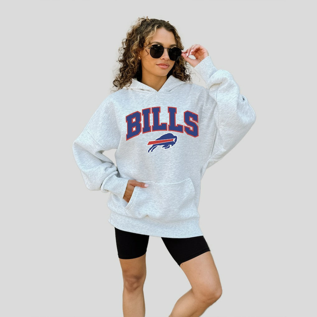 Buffalo Bills Gameday Couture Women's Fan Edition Premium Weight Hoodie - Ash for sale