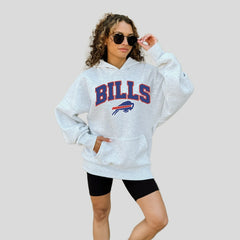 Buffalo Bills Gameday Couture Women's Fan Edition Premium Weight Hoodie - Ash for sale