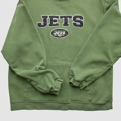 New York Jets Reebok 2000s Pullover Sweatshirt - Green Vintage cheap