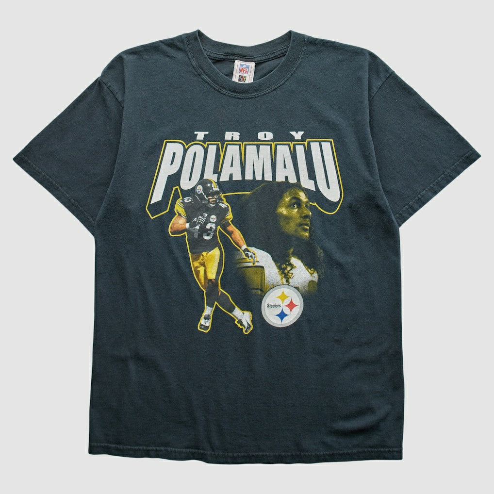 Pittsburgh Steelers NFL 2000s T-Shirt - Black Vintage for sale