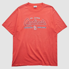 St. Louis Cardinals Lee Apparel 2000s T-Shirt Red Vintage