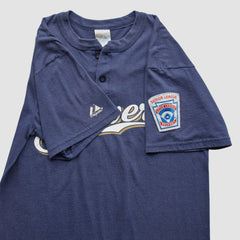 Milwaukee Brewers Majestic 2000s T-Shirt Navy Vintage