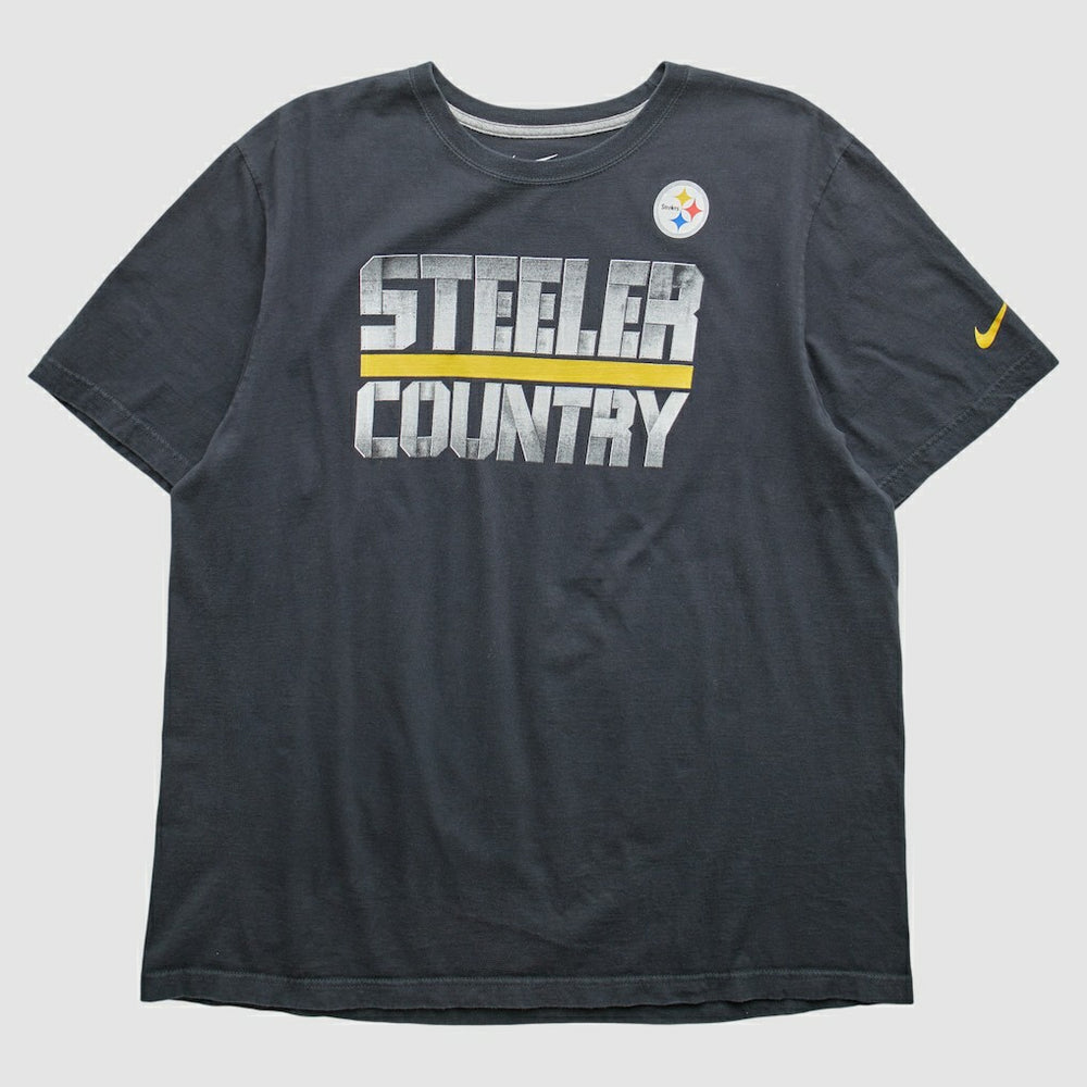 Pittsburgh Steelers 2010s T-Shirt - Black Vintage sale