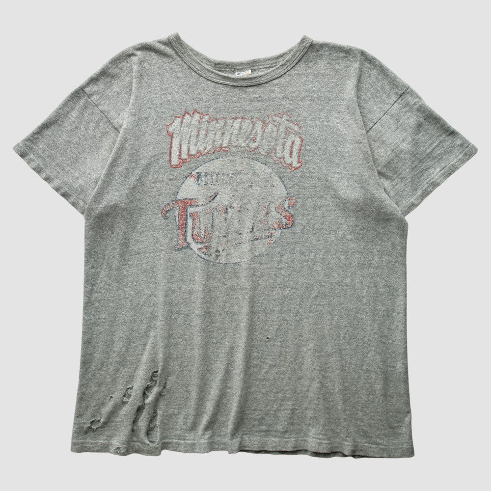 Minnesota Twins 80s T-Shirt Heather Gray Vintage