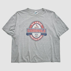 St. Louis Cardinals Dynasty 2003 T-Shirt Heather Gray Vintage