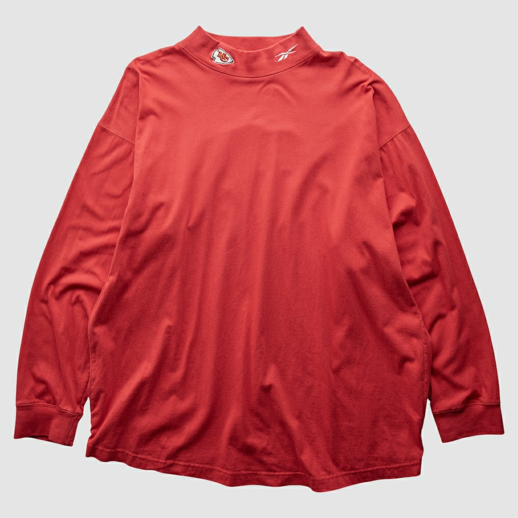 Kansas City Chiefs Reebok 2000s Long Sleeve T-Shirt - Red Vintage on sale