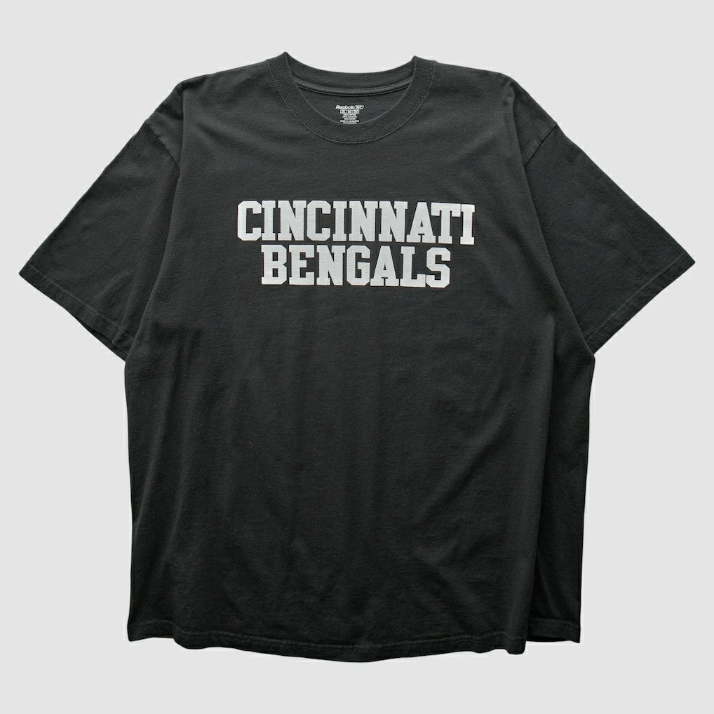 Cincinnati Bengals Reebok 2000s T-Shirt - Black Vintage for sale