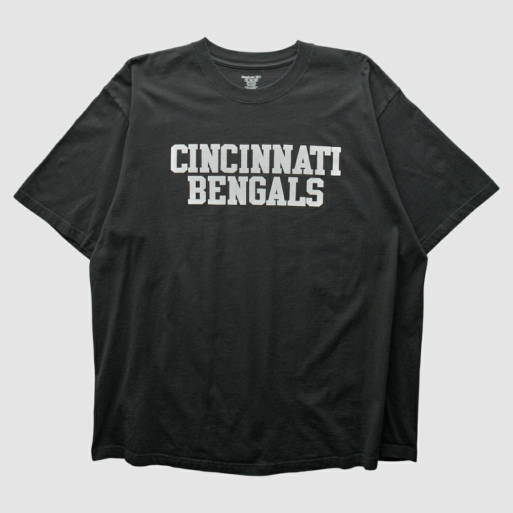 Cincinnati Bengals Reebok 2000s T-Shirt - Black Vintage for sale