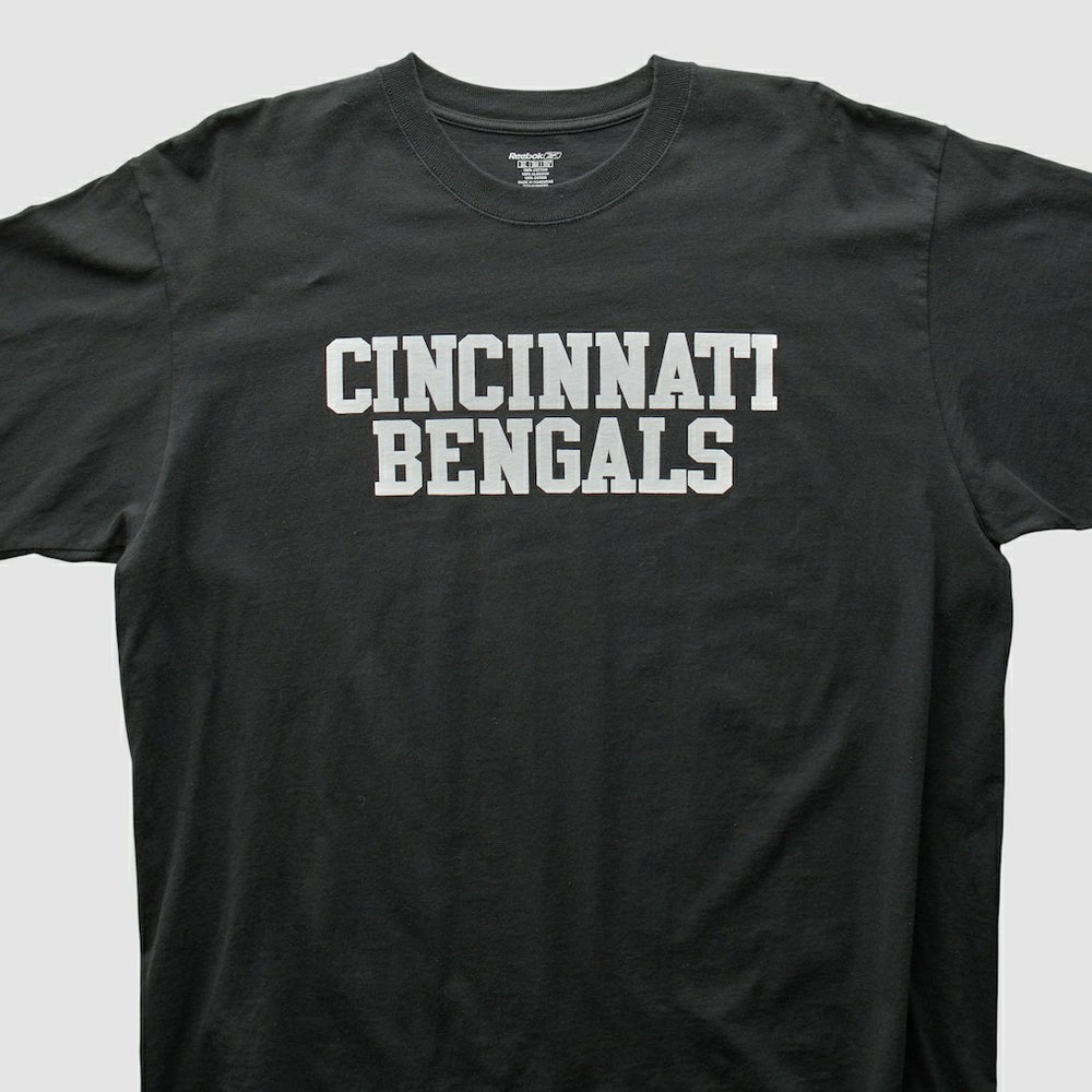 Cincinnati Bengals Reebok 2000s T-Shirt - Black Vintage for sale