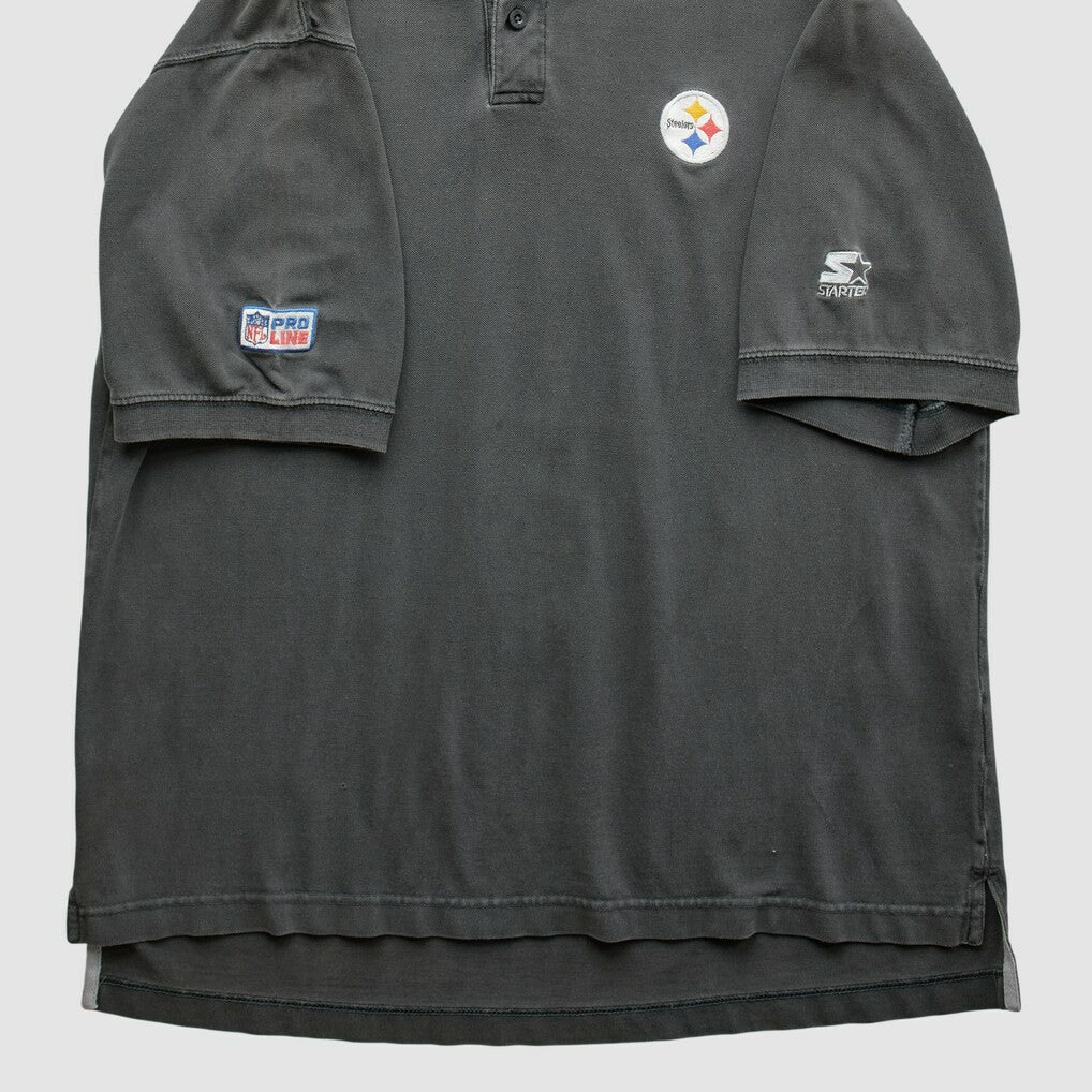 Pittsburgh Steelers Starter 90s T-Shirt - Black Vintage cheap