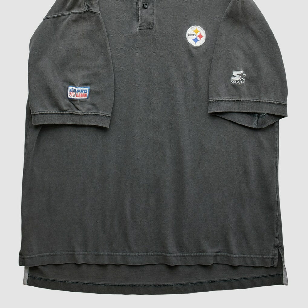 Pittsburgh Steelers Starter 90s T-Shirt - Black Vintage cheap