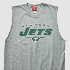 New York Jets NFL 2000s Tank - Heather Gray Vintage for sale