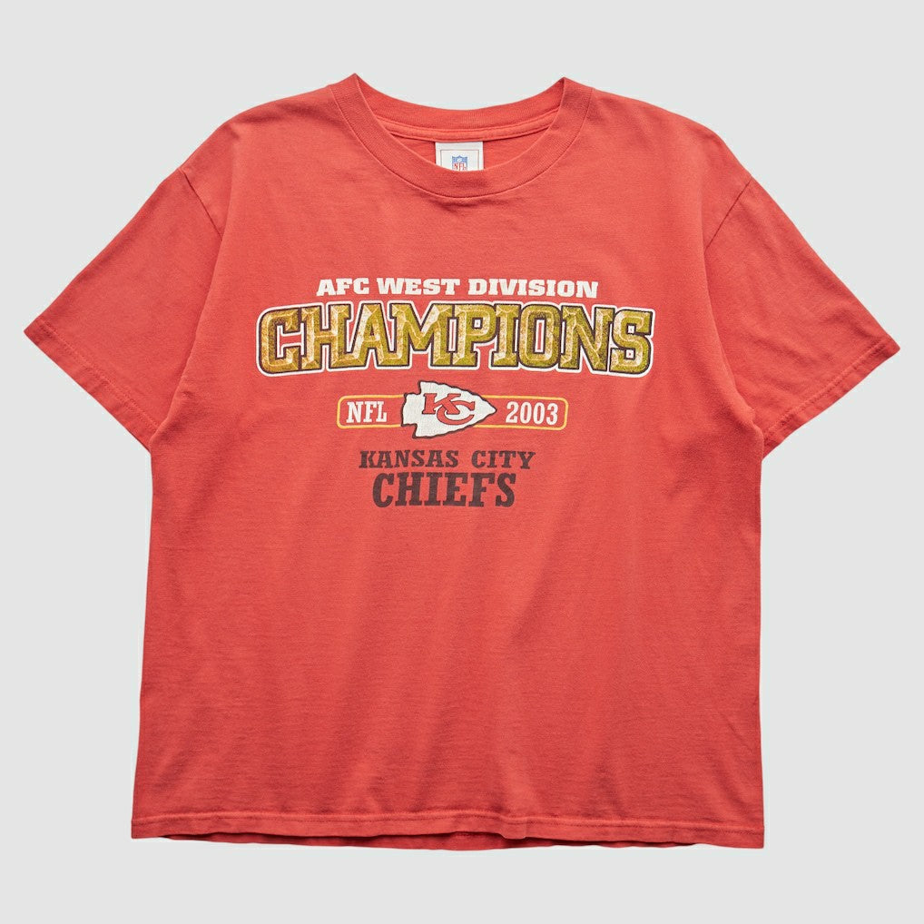 Kansas City Chiefs NFL 2003 T-Shirt - Red Vintage discount