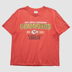Kansas City Chiefs NFL 2003 T-Shirt - Red Vintage discount