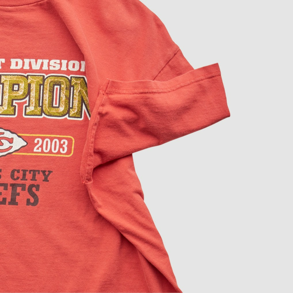 Kansas City Chiefs NFL 2003 T-Shirt - Red Vintage discount