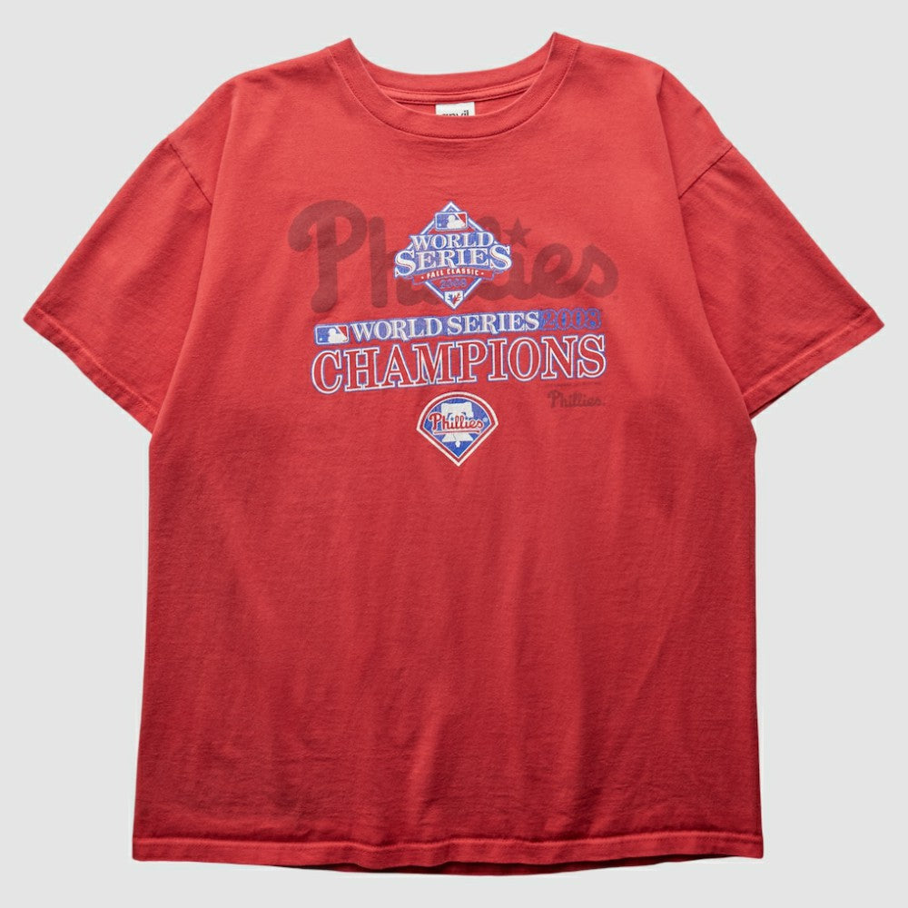 Philadelphia Phillies 2008 T-Shirt Red Vintage