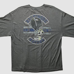 Baltimore Ravens NFL 2010s Long Sleeve T-Shirt - Dark Heather Gray Vintage cheap