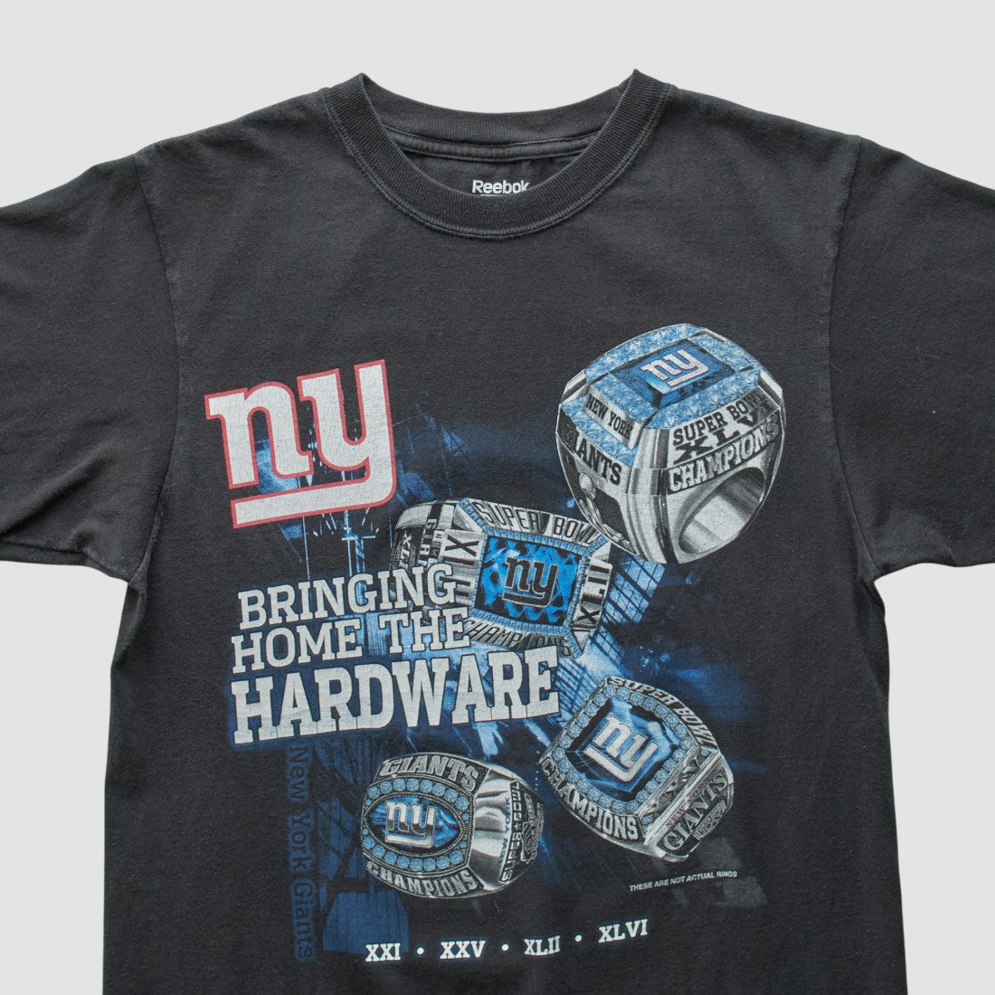 New York Giants Reebok 2011 T-Shirt - Black Vintage online
