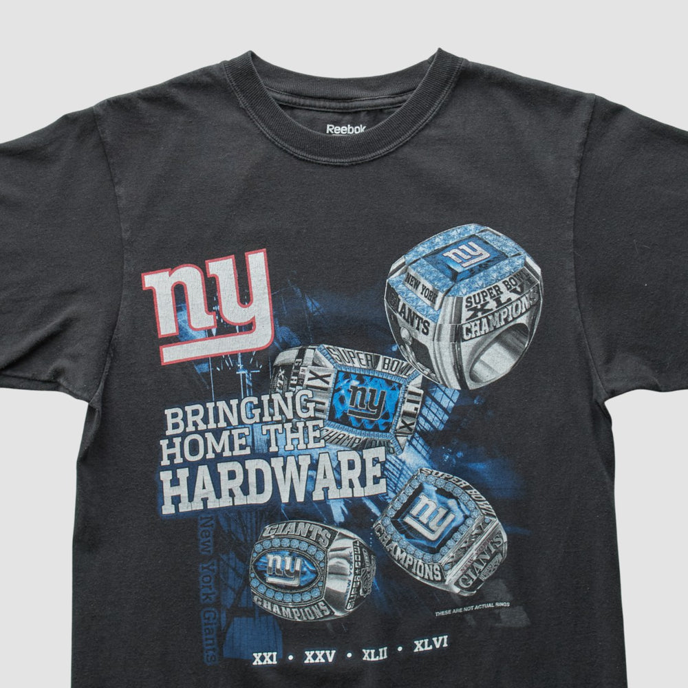 New York Giants Reebok 2011 T-Shirt - Black Vintage online
