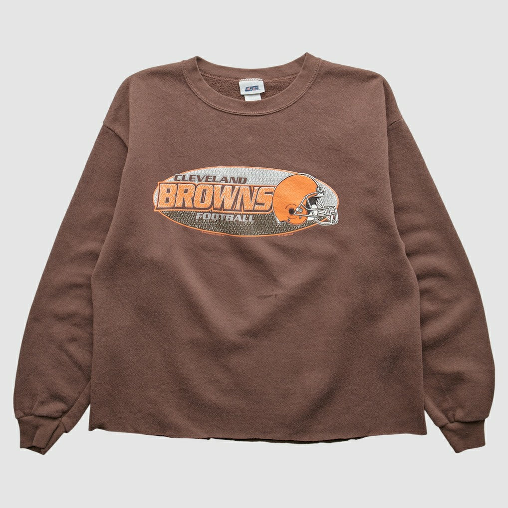 Cleveland Browns 2001 Pullover Sweatshirt - Brown Vintage outlet