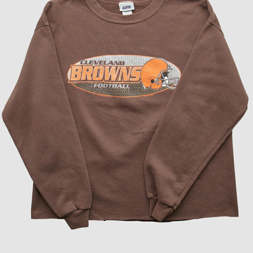 Cleveland Browns 2001 Pullover Sweatshirt - Brown Vintage outlet