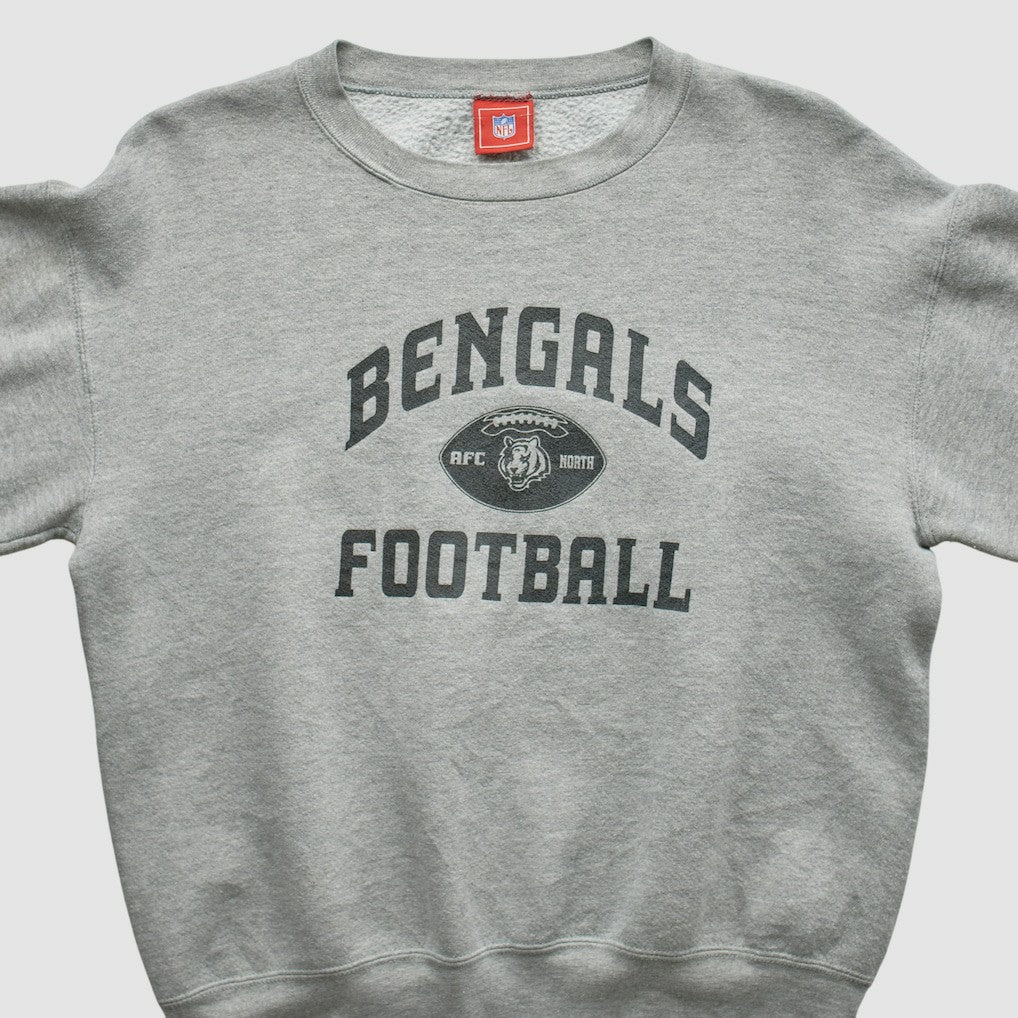 Cincinnati Bengals NFL 2000s Pullover Sweatshirt - Heather Gray Vintage for sale