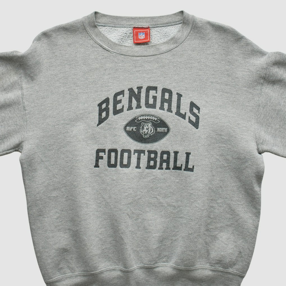 Cincinnati Bengals NFL 2000s Pullover Sweatshirt - Heather Gray Vintage for sale