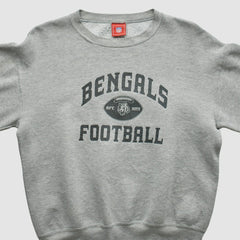 Cincinnati Bengals NFL 2000s Pullover Sweatshirt - Heather Gray Vintage for sale