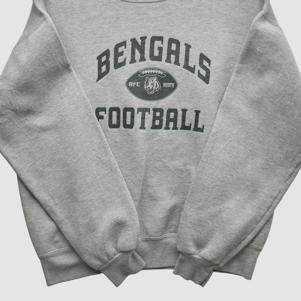 Cincinnati Bengals NFL 2000s Pullover Sweatshirt - Heather Gray Vintage for sale
