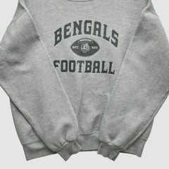 Cincinnati Bengals NFL 2000s Pullover Sweatshirt - Heather Gray Vintage for sale