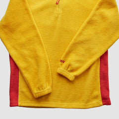Kansas City Chiefs NFL 2000s 1/4 Zip Sweatshirt - Yellow Vintage sale