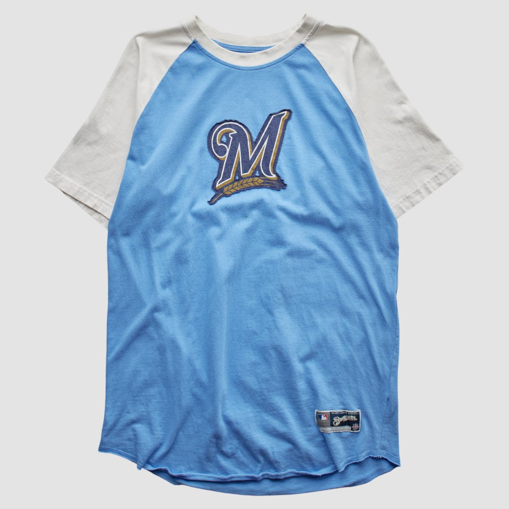 Milwaukee Brewers 2000s T-Shirt Light Blue Vintage