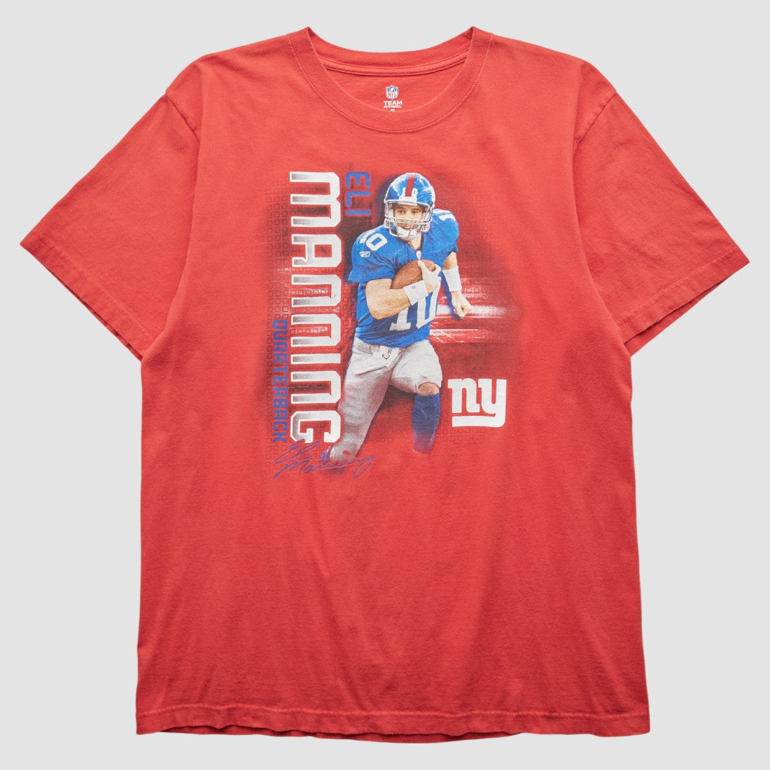 New York Giants NFL 2010s T-Shirt - Red Vintage sale