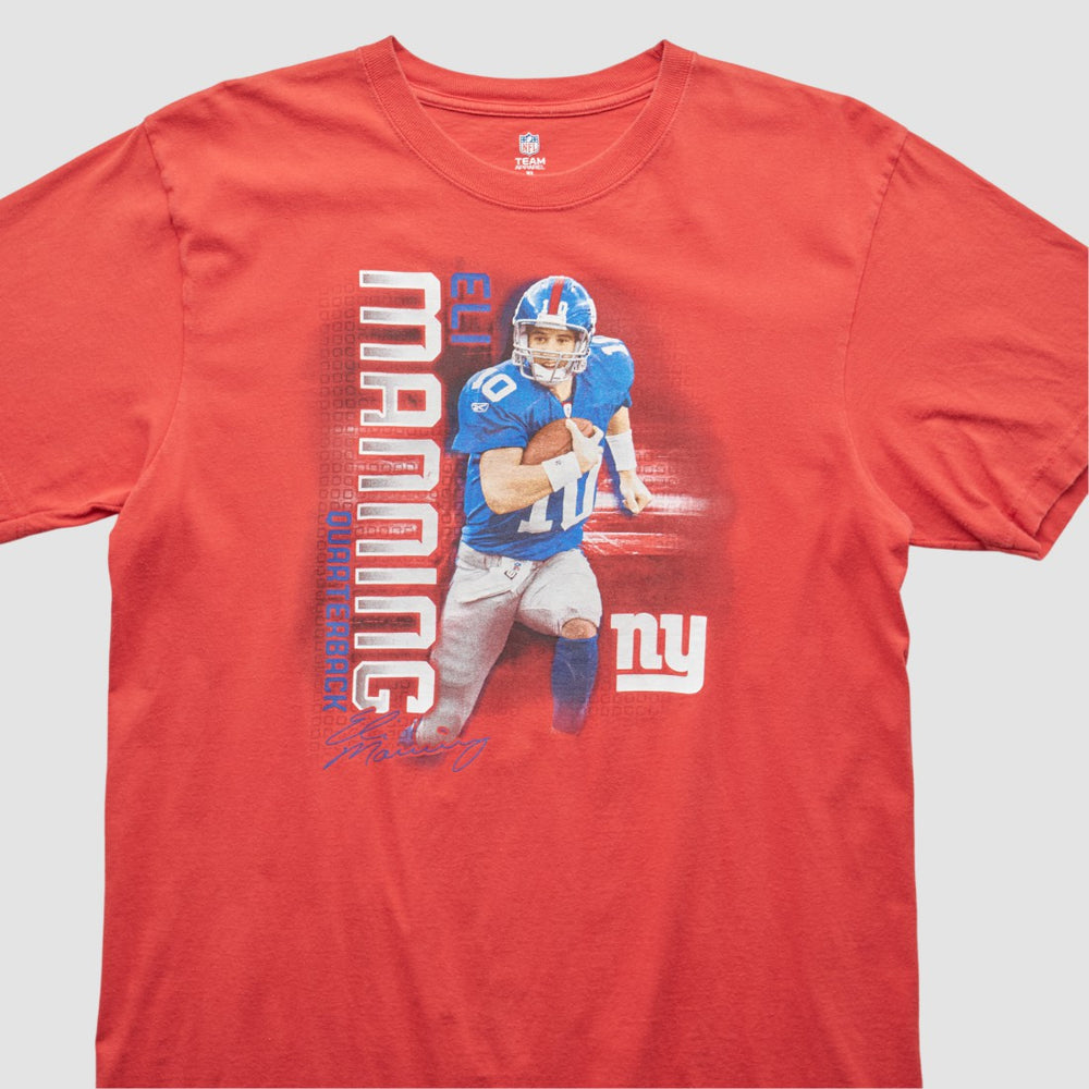 New York Giants NFL 2010s T-Shirt - Red Vintage sale
