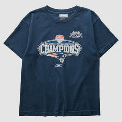 New England Patriots Reebok 2004 T-Shirt - Navy Vintage discount