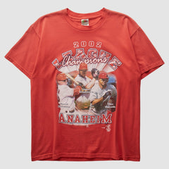 Los Angeles Angels 2002 T-Shirt Red Vintage