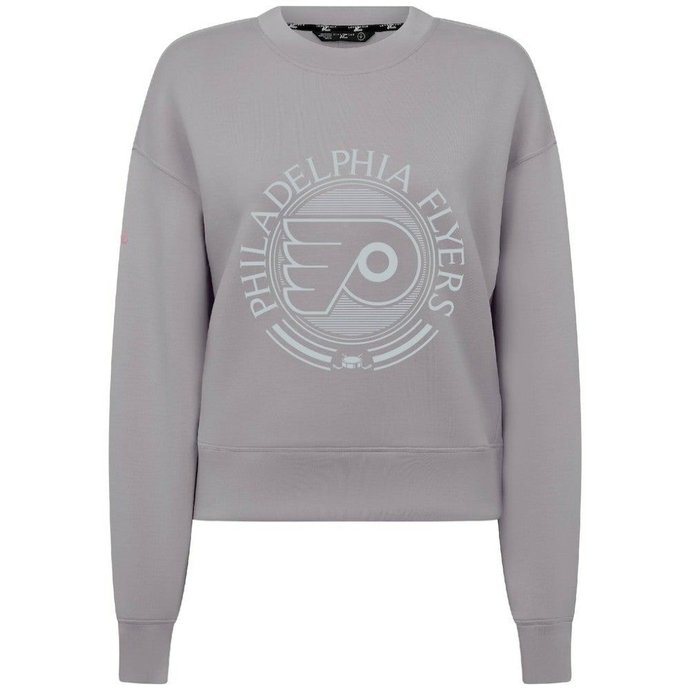 Philadelphia Flyers Levelwear Women's Slate & Snow Sponge Tri-Blend Sweatshirt - Gray Sweatshirts