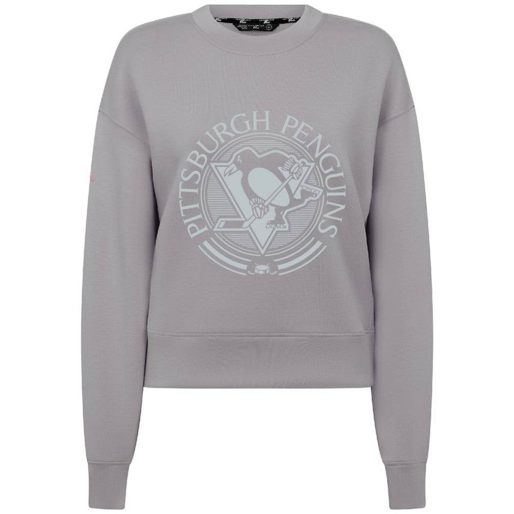 Pittsburgh Penguins Levelwear Women's Slate & Snow Sponge Tri-Blend Sweatshirt - Gray Sweatshirts