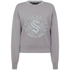Seattle Kraken Levelwear Women's Slate & Snow Sponge Tri-Blend Sweatshirt - Gray Sweatshirts