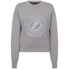 Tampa Bay Lightning Levelwear Women's Slate & Snow Sponge Tri-Blend Sweatshirt - Gray Sweatshirts