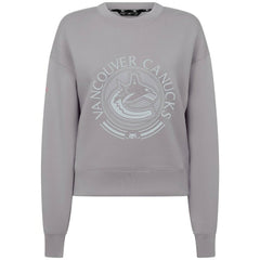 Vancouver Canucks Levelwear Women's Slate & Snow Sponge Tri-Blend Sweatshirt - Gray Sweatshirts