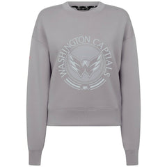 Washington Capitals Levelwear Women's Slate & Snow Sponge Tri-Blend Sweatshirt - Gray Sweatshirts