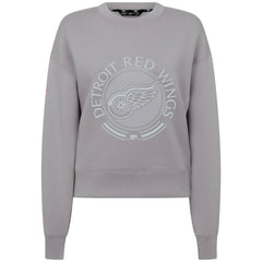 Detroit Red Wings Levelwear Women's Slate & Snow Sponge Tri-Blend Sweatshirt - Gray Sweatshirts