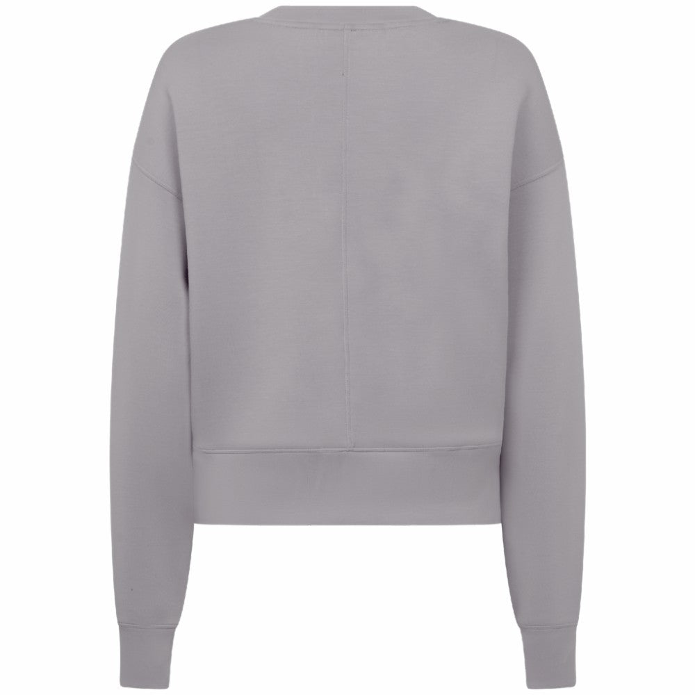 Detroit Red Wings Levelwear Women's Slate & Snow Sponge Tri-Blend Sweatshirt - Gray Sweatshirts